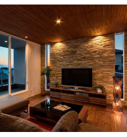 PACK 2 - Aro Fixo para Lâmpada  circular GU10-MR16 - PRETO