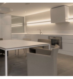 Aluminiumprofil dubbelt ljusgjutning - 2M