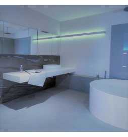 Perfil de Aluminio Modelo LUZ DOBRO- 2 Metros