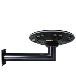 Soporte para Farola Solar - para  Pared - Acero - Negro - 50 cm