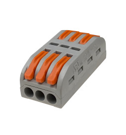 Connecteur rapide - 3 entrées, 3 sorties - PCT-813 - pour câble électrique