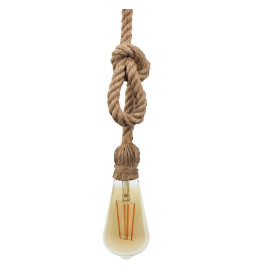 Pendant Lamp - VINTAGE LINEN ROPE - for E27