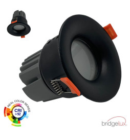 15W LED-cirkulär downlight - KURVA - SVART - CRI+92 - IP65 - UGR13
