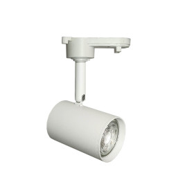 Projecteur sur rail LED 8W Monophasé - BLANC - 24º - HAUT LUMEN 165Lm/W