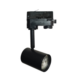 LED-Schiene 8W Dreiphasig - SCHWARZ - 24º - HOHE LUMEN 165Lm/W