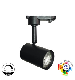 LED-Skenstrålkastare 8W Enfas SVART - Dimbar Triac - 24º - HÖGT LJUSFLÖDE 150Lm/W - CRI+98