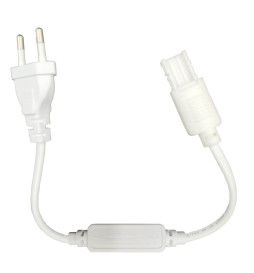 Anslutning Strömkabel LED-strip 12mm - 230V AC - IP65 - Skär Var 100 cm