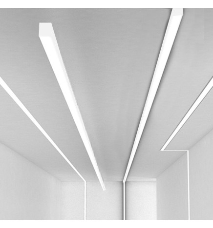 Plafoniera LED lineare - MUNICH BIANCO - 0.5m - 1m - 1.5m - 2m - IP54 - Dimmerabile