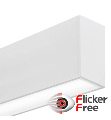 MUNICH BLANC - Réglette Linéaire LED saillie - 0,5m - 1m - 1,5m - 2m - IP54 - Dimmable
