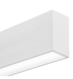 Lineær lampe - overflatetak - MÜNCHEN HVIT - 0,5m - 1m - 1,5m - 2m - IP54 - dimbar