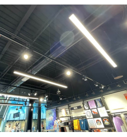 Lineare LED - Deckenaufbauleuchte - MÜNCHEN SCHWARZ - 0,5 m - 1 m - 1,5 m - 2 m - IP20