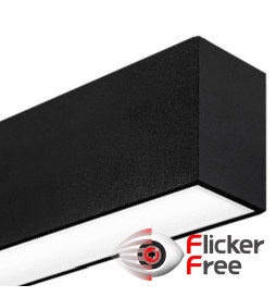 Regleta Lineal LED- MUNICH NEGRO- 0.5m - 1m - 1,5m - 2m - IP20 - Dimable