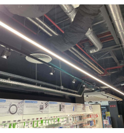 Lineær lampe - anheng - MÜNCHEN SVART - 0,5m - 1m - 1,5m - 2m - IP20