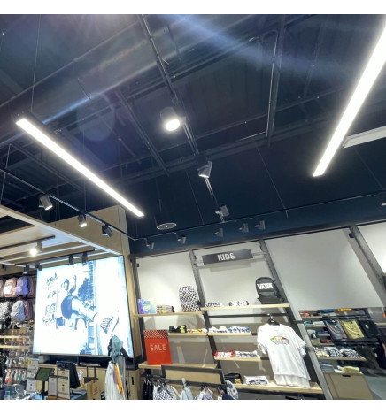 Lampe linéaire Suspension - MUNICH NOIR - 0,5m - 1m - 1,5m - 2m - IP20