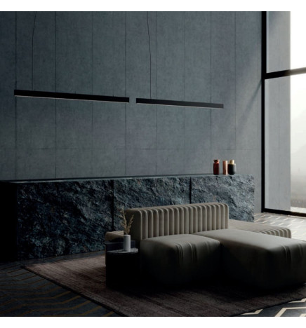 Linear Lamp Pendant LED - MUNICH BLACK - 0.5m - 1m - 1.5m - 2m - IP54 - dimmable