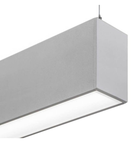 Lineær lampe - anheng - MÜNCHEN SØLV - 0,5m - 1m - 1,5m - 2m - IP20