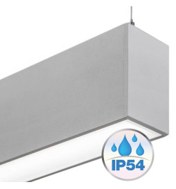 Lineær lampe - anheng - MÜNCHEN SØLV - 0,5m - 1m - 1,5m - 2m - IP20