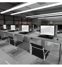 Lámpara Lineal Colgante - MUNICH BLANCO - 5m - 1m - 1,5m - 2m - IP20