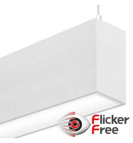 Linear Lamp Pendant - MUNICH WHITE - 0.5m - 1m - 1.5m - 2m - IP20