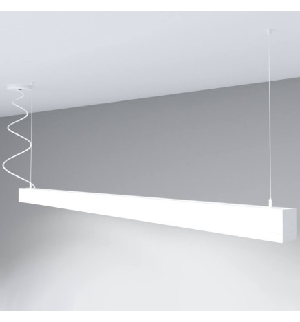 Lampada lineare Sospensione - MONACO DI BAVIERA BIANCA - 0.5m - 1m - 1.5m - 2m - IP20