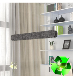 Lineær Lampe LED - Vedhæng - Lydabsorberende - MUTE - 72cm - 128cm - 184cm - IP54 - Dæmpbar