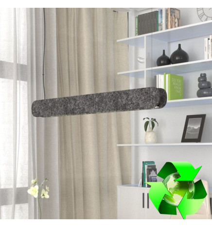 Lámpara Lineal Colgante LED - Fonoabsorbente - MUTE - 72cm - 128cm - 184cm - IP54 - Dimable