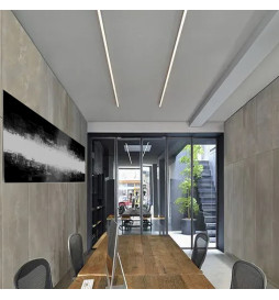 Lineare LED - Deckenaufbauleuchte - MÜNCHEN MINI SCHWARZ - 0,5 m - 1 m - 1,5 m - 2 m - IP54