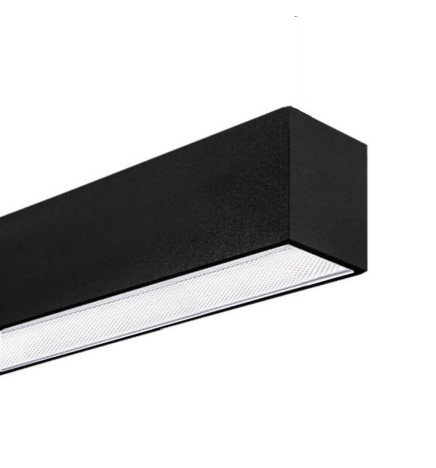 Plafoniera LED lineare - MONACO DI BAVIERA MINI NERO- 0.5m - 1m - 1.5m - 2m - IP54