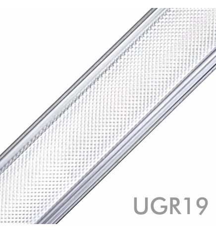 Réglette linéaire LED - MUNICH MINI ARGENT - 0,5m - 1m - 1,5m - 2m - IP54