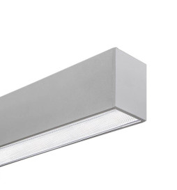 Réglette linéaire LED - MUNICH MINI ARGENT - 0,5m - 1m - 1,5m - 2m - IP54