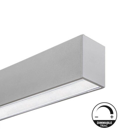 Linjär lampa - yttak  - MÜNCHEN MINI SILVER - 0,5 m - 1 m - 1,5 m - 2 m - IP54