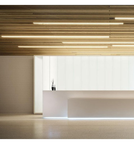 Lineær armatur LED  - innfelt -  MOSKVA  MINI SVART - 0,5m - 1m - 1,5m - 2m - IP54