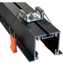 Lineaarinen valaisin - LED - upotettava  - MOSKOVA MINI MUSTA - 0,5 m - 1 m - 1,5 m - 2 m - IP54