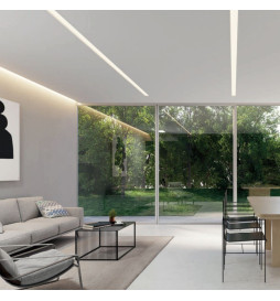 LED Linear luminaire - Recessed -  MOSCOW MINI WHITE  - 0.5m - 1m - 1.5m - 2m - IP54