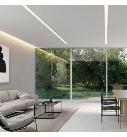 LED Linear luminaire - Recessed -  MOSCOW MINI WHITE  - 0.5m - 1m - 1.5m - 2m - IP54