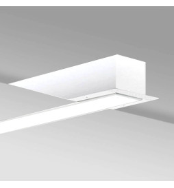 Luminária Linear LED - embutida - MOSCOU MINI BRANCO- 0,5m - 1m - 1,5m - 2m - IP54