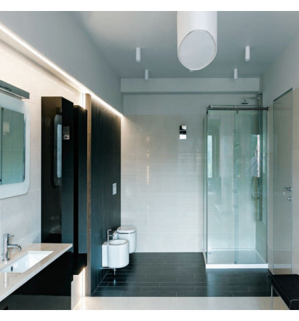 Lineær armatur  LED - forsænket - MOSKVA  MINI  SØLV - 0,5 m - 1 m - 1,5 m - 2 m - IP54