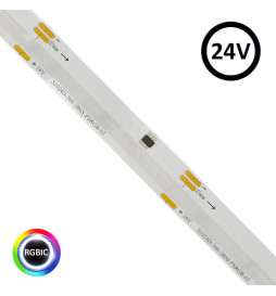Tira LED 24V RGBIC 5m COB Digital 9W/M - Luces Interior Smart