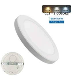MOSS Circular White Ceiling Lamp 6W Adjustable Recessed Light - CCT