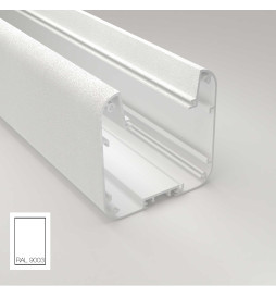 Lineare LED - Deckenaufbauleuchte - ANTONIUS Weiß - 0,5 m - 1m - 1,5m - 2m