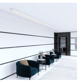 Linear LED Batten - ANTHONY White - 0.5m - 1m - 1.5m - 2m
