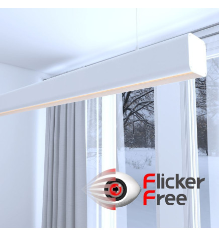 Linear Lamp Pendant LED -  White - 0.5m - 1m - 1.5m - 2m