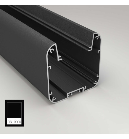 Linear LED Batten - ANTHONY black - 0.5m - 1m - 1.5m - 2m
