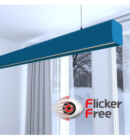 Lampada lineare Sospensione LED - ANTONIO Azzurro - 0.5m - 1m - 1.5m - 2m