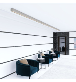 Linear LED Batten - ANTHONY stone grey- 0.5m - 1m - 1.5m - 2m