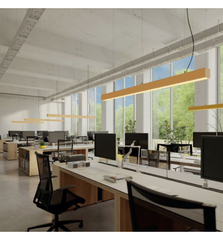 Linear LED Batten - ANTHONY pastel yellow- 0.5m - 1m - 1.5m - 2m