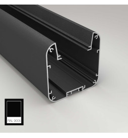 Lampada lineare Sospensione LED - ANTONIO Nero - 0.5m - 1m - 1.5m - 2m