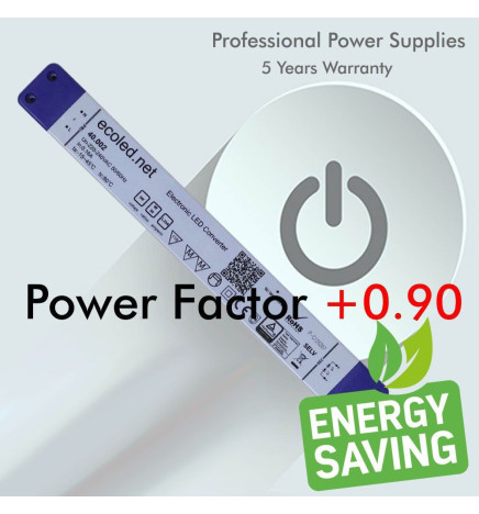 Linear LED Batten - ANTHONY ivory - 0.5m - 1m - 1.5m - 2m