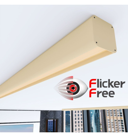 Linear LED Batten - ANTHONY ivory - 0.5m - 1m - 1.5m - 2m