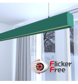 Lineær lampe LED - vedhæng - ANTHONY patina grøn - 0,5 m - 1m - 1,5m - 2m